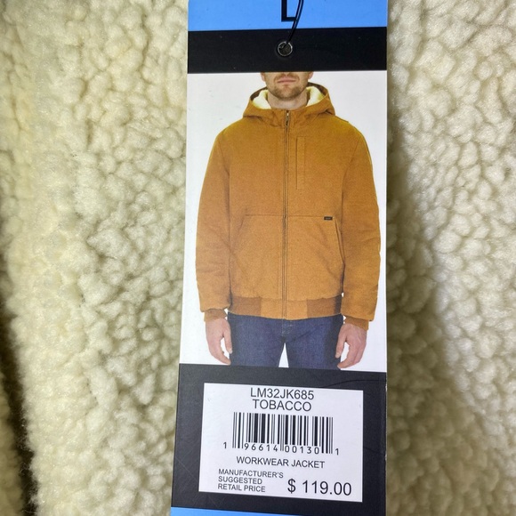 Lee men’s Workwear Sherpa lined jacket. Brand new with tags size large. - Picture 4 of 12